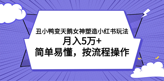 [热门给力项目]（7604期）丑小鸭变天鹅女神塑造小红书玩法，月入5万+，简单易懂，按流程操作