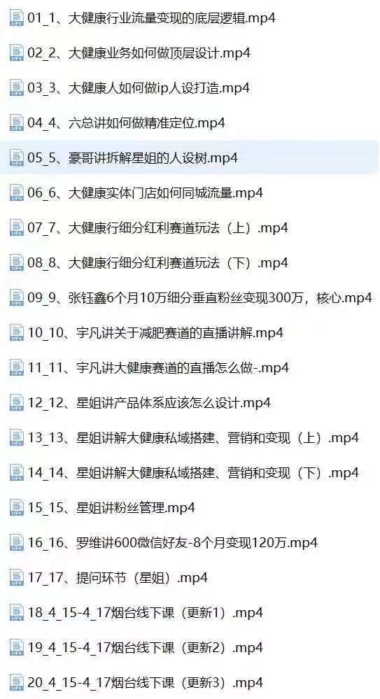 [短视频运营]（10871期）大健康 流量 变现2.0：拓高变现 流量/成高客单/低粉高变现/只讲落地实战-第3张图片-智慧创业网