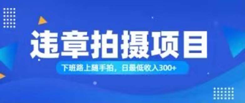 [热门给力项目]（11698期）随手拍也能赚钱？对的日入300+