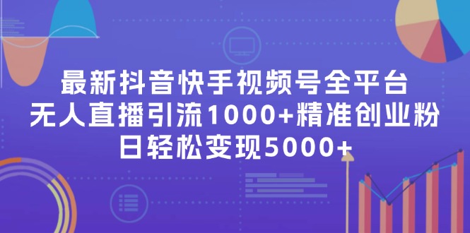 [引流-涨粉-软件]（11970期）最新抖音快手视频号全平台无人直播引流1000+精准创业粉，日轻松变现5000+