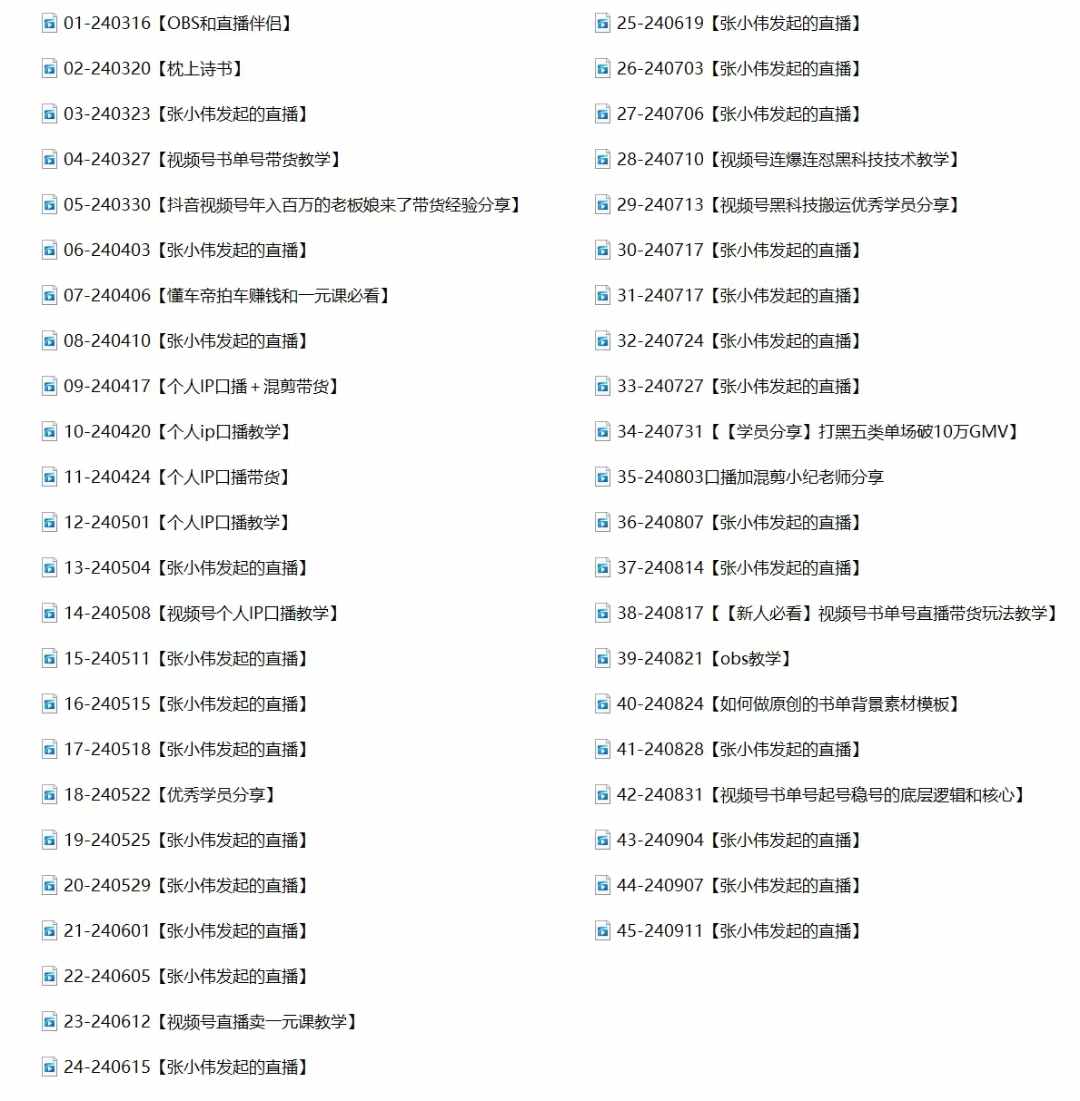 [短视频运营]（12612期）2024视频号最新带货实战课：无人直播/书单号卖货/个人IP口播 (附资料素材)-第2张图片-智慧创业网