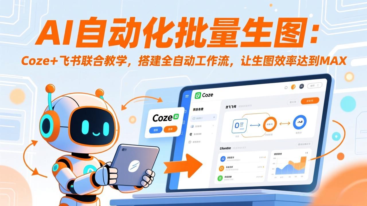 [人工智能]（17575期）AI自动化批量生图：Coze+飞书联合教学，搭建全自动工作流，让生图效率达到MAX-第1张图片-智慧创业网
