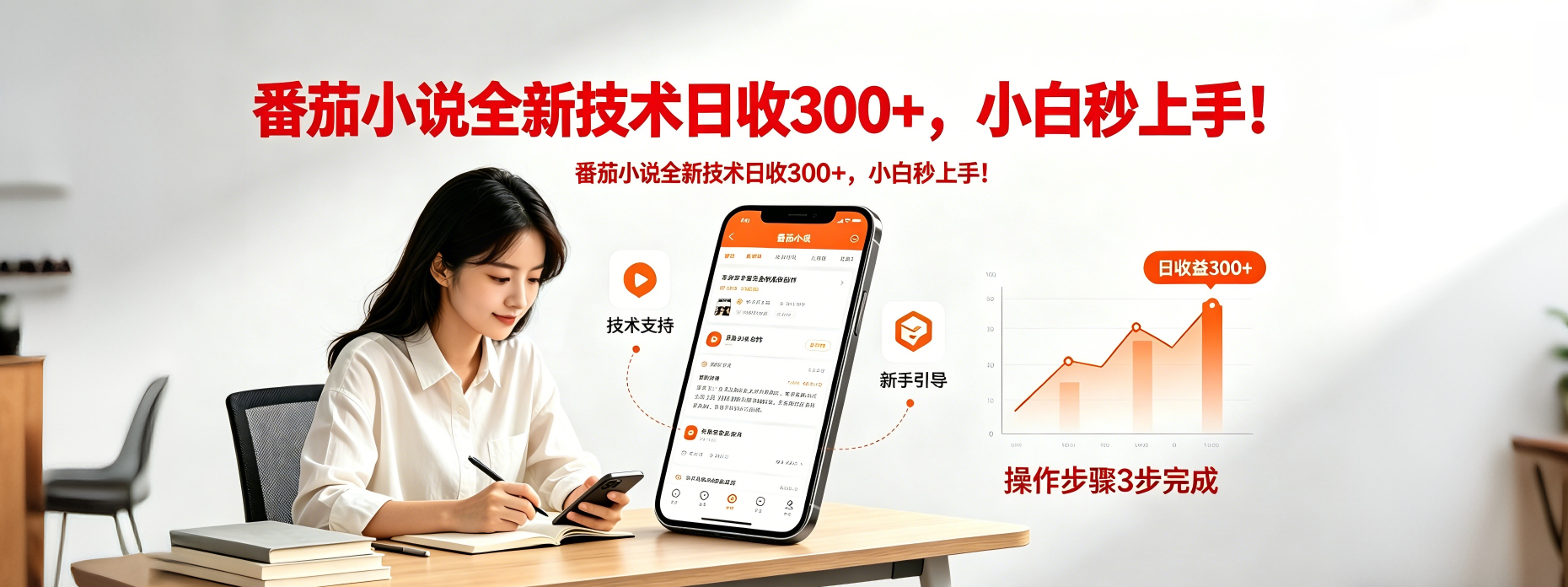 [虚拟项目]（18392期）番茄小说全新技术全新玩法！无脑日收300+-第1张图片-智慧创业网