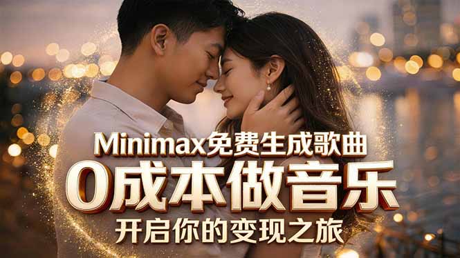 [AI人工智能]（18401期）Minimax免费生成歌曲实测！0成本做音乐，说唱流行Lofi一键生成-第1张图片-智慧创业网