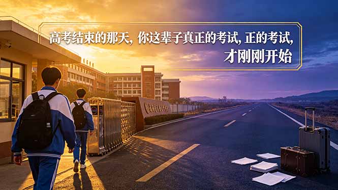 [其它资料]（18968期）付费文章：高考结束的那天，你这辈子真正的考试，才刚刚开始-第1张图片-智慧创业网