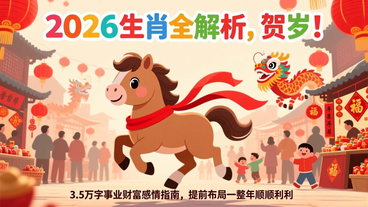 [投资理财]（17428期）付费文章：贺岁！2026生肖全解析，3.5万字事业财富感情指南，提前布局一整年顺顺利利