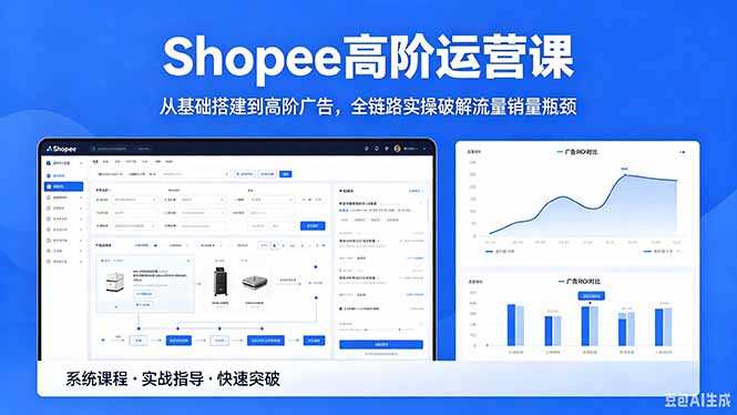 [跨境电商]（18499期）Shopee高阶运营课-2026年5月更新，从基础搭建到高阶广告，全链路实操破解流量销量瓶颈-第1张图片-智慧创业网