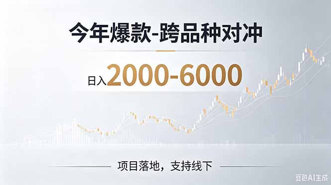 [虚拟项目]（19150期）2026创业新风口—跨品种对冲震撼首发！日收益2000-6000+，项目绿色长久，安全稳健-第1张图片-智慧创业网