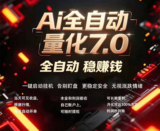 [虚拟项目]（19420期）EA黄金量化7.0 ，24小时全自动挣美金，小白轻松操作，日入1000+-第1张图片-智慧创业网