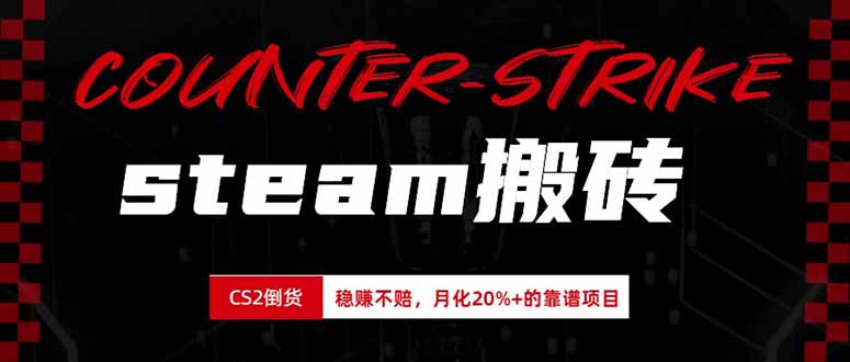 [国外项目]（19918期）steam搬砖，倒卖cs2饰品，达到月化20%+的收益，真正的靠谱可落地长期项目-第1张图片-智慧创业网